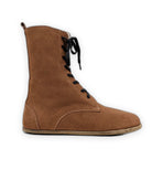 Side view Tan Barefoot Boot - Calf Leather Zero Drop | Bespoky