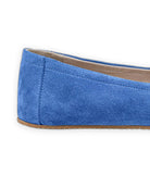 Top view Blue Ballet Flats - Handcrafted Calf Leather | Bespoky