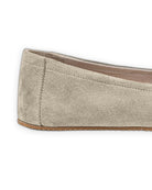 Top view Cream Ballet Flats - Handcrafted Calf Leather | Bespoky