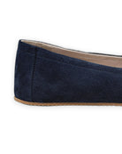 Top view Navy Ballet Flats - Handcrafted Calf Leather | Bespoky