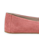 Top view Pink Ballet Flats - Handcrafted Calf Leather | Bespoky