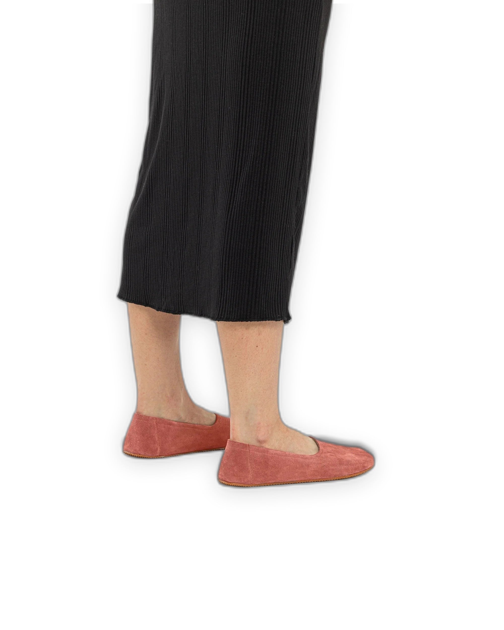 Detail Pink Ballet Flats - Handcrafted Calf Leather Turkey | Bespoky
