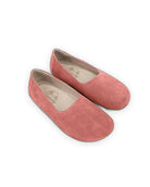 Women's Pink Ballet Flats - Handcrafted Calf Leather Wide Toe Box | Bespoky