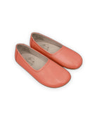 Women's Pomegranate Ballet Flats - Handcrafted Calf Leather Wide Toe Box | Bespoky