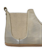 Side view Beige Chelsea Boots - Calf Leather Zero Drop | Bespoky