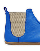 Side view Blue Chelsea Boots - Calf Leather Zero Drop | Bespoky