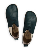 Side view Dark Green Chelsea Boots - Calf Leather Zero Drop | Bespoky