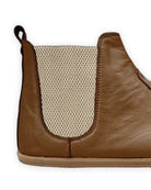 Top view Dark Tan Chelsea Boots - Handcrafted Calf Leather | Bespoky