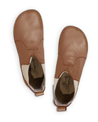 Men's Tan Chelsea Boots - Handcrafted Calf Leather Wide Toe Box | Bespoky