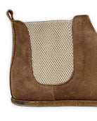 Top view Tan Suede Chelsea Boots - Handcrafted Calf Leather | Bespoky