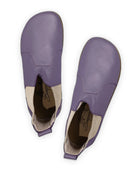 Side view Purple Chelsea Boots - Calf Leather Zero Drop | Bespoky