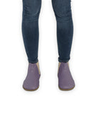 Detail Purple Chelsea Boots - Handcrafted Calf Leather Turkey | Bespoky