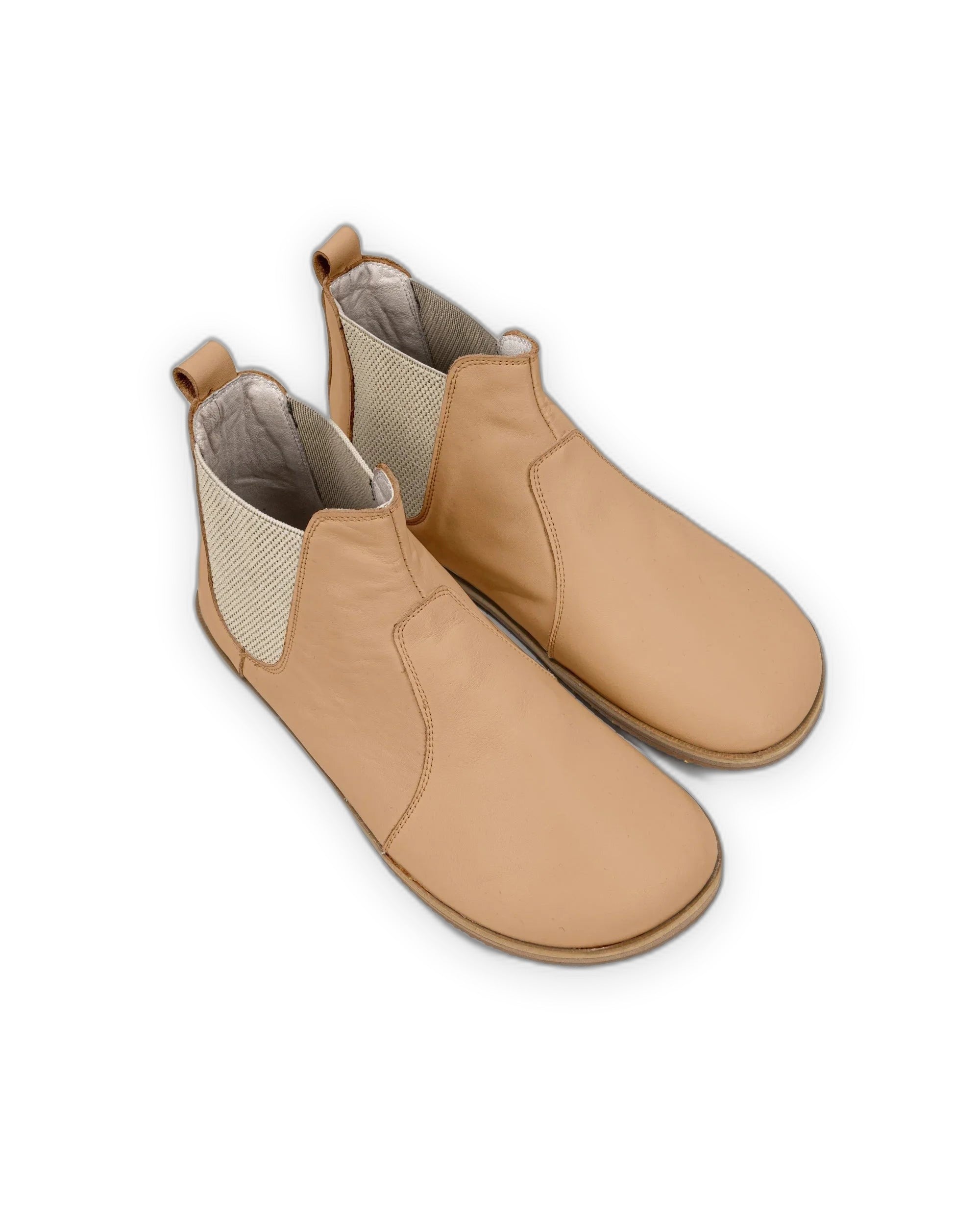Men's Undyed Chelsea Boots - Handcrafted Calf Leather Wide Toe Box | Bespoky