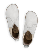 Close-up calf leather - White Chelsea Boots Detail | Bespoky