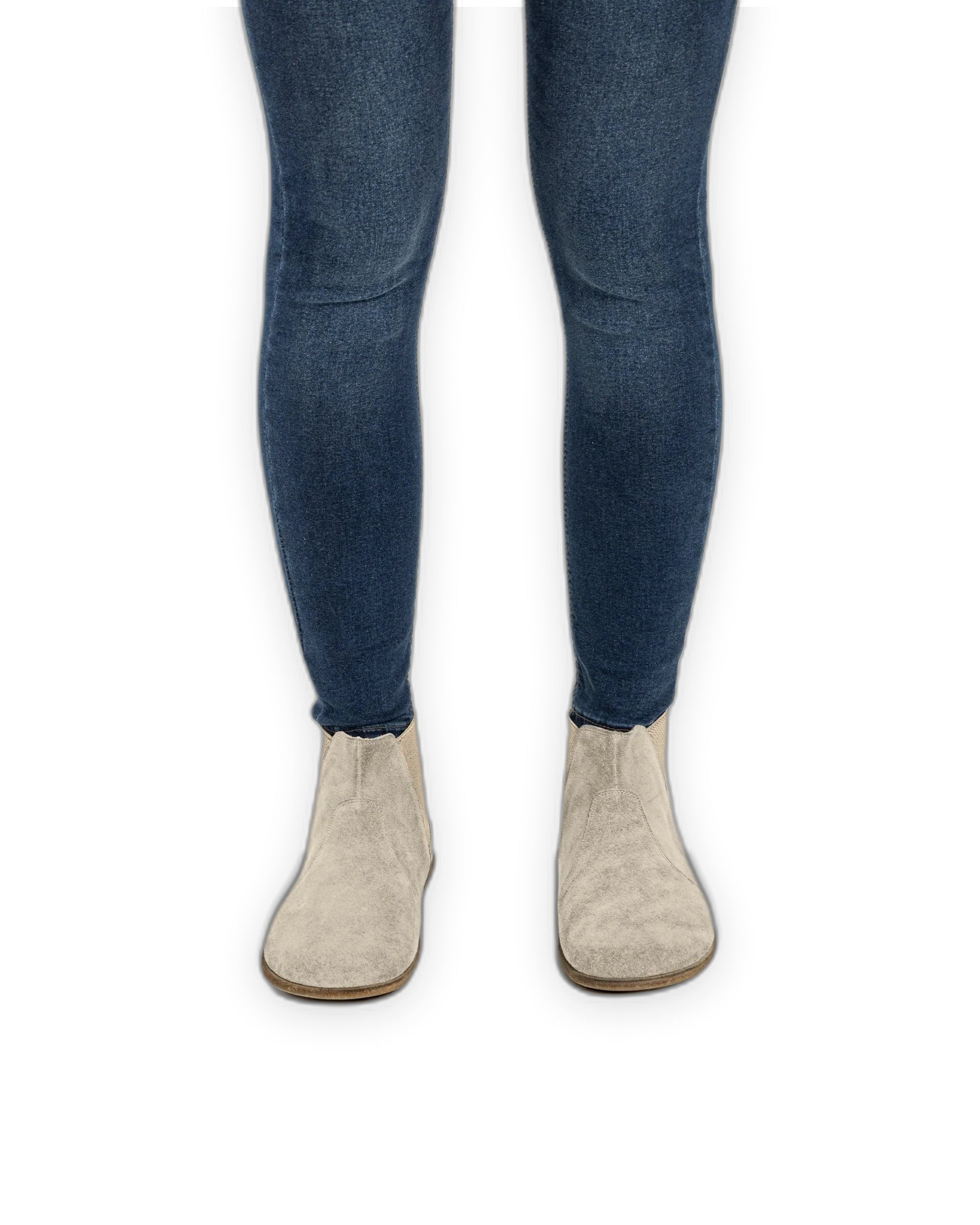 Detail Cream Chelsea Boots - Handcrafted Calf Leather Turkey | Bespoky
