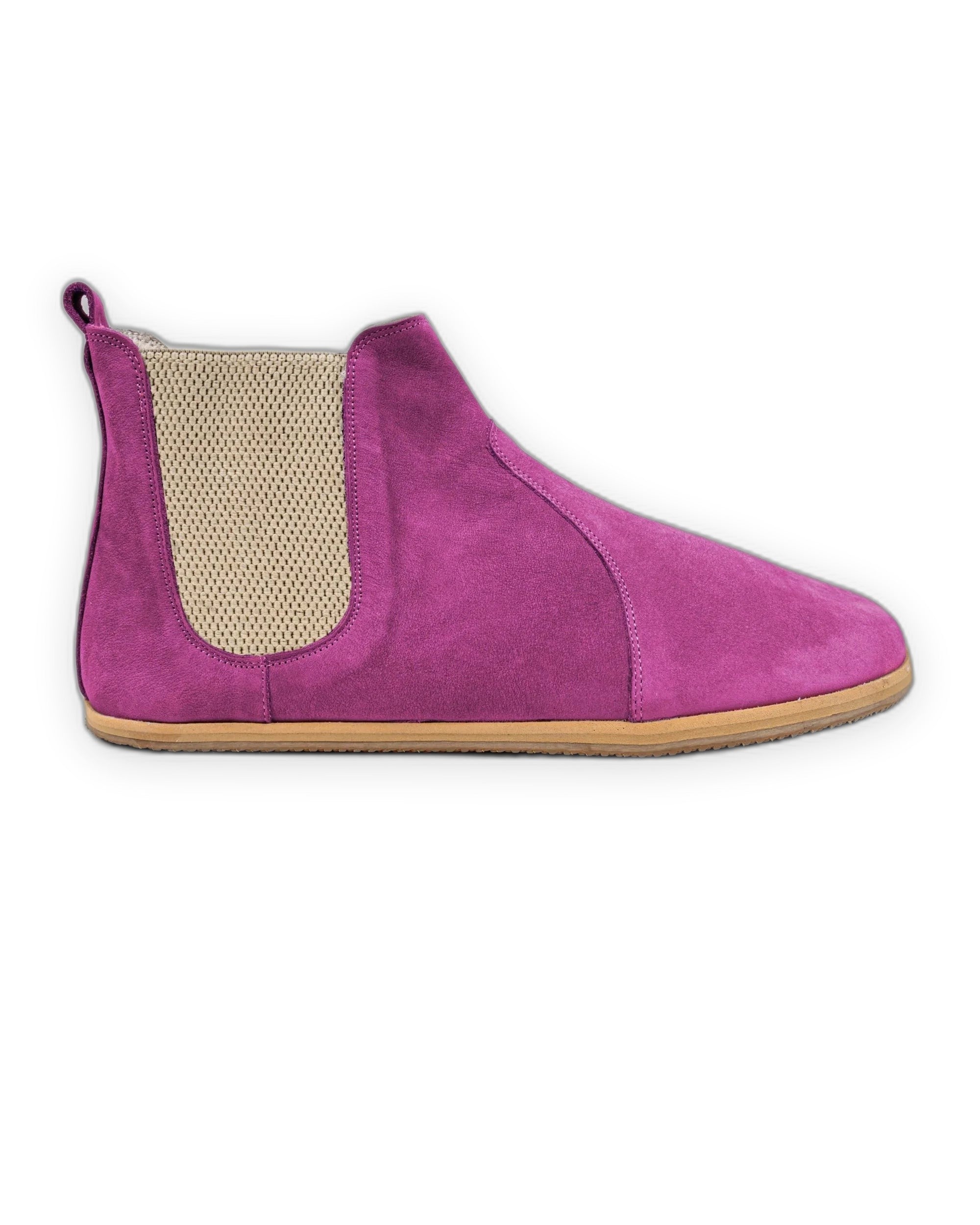 Top view Pink Chelsea Boots - Handcrafted Calf Leather | Bespoky