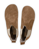 Side view Tan Chelsea Boots - Calf Leather Zero Drop | Bespoky