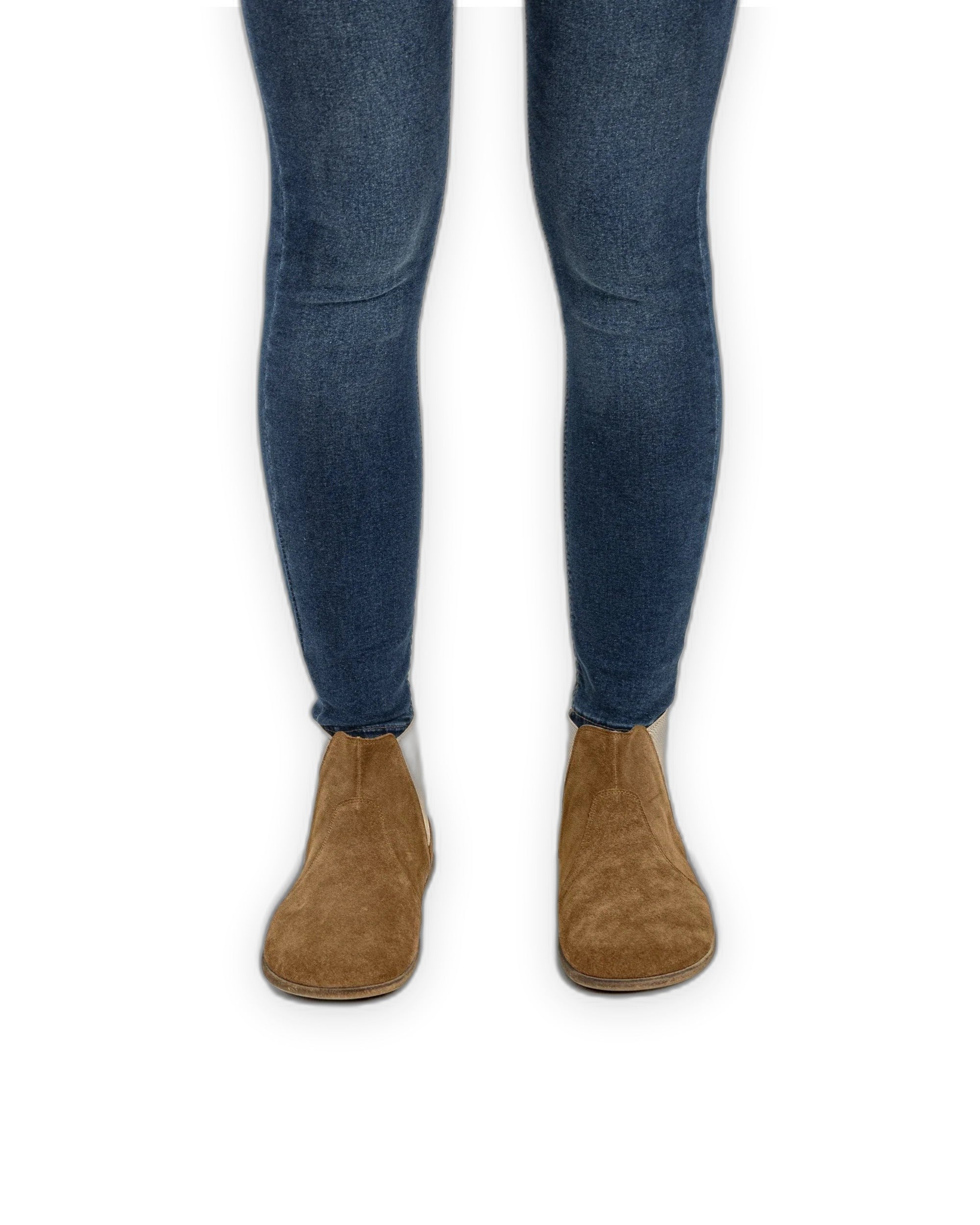 Detail Tan Chelsea Boots - Handcrafted Calf Leather Turkey | Bespoky