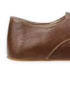 Side view Brown Oxford Shoes - Calf Leather Zero Drop | Bespoky
