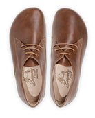 Top view Brown Oxford Shoes - Handcrafted Calf Leather | Bespoky