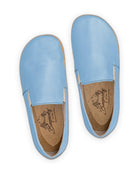 Side view Baby Blue Barefoot Shoes - Calf Leather Zero Drop | Bespoky