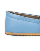 Detail Baby Blue Barefoot Shoes - Handcrafted Calf Leather Turkey | Bespoky