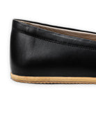 Detail Black Barefoot Shoes - Handcrafted Calf Leather Turkey | Bespoky