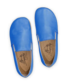 Side view Blue Barefoot Shoes - Calf Leather Zero Drop | Bespoky