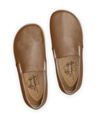Side view Dark Tan Barefoot Shoes - Calf Leather Zero Drop | Bespoky