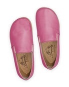 Side view Fuchsia Barefoot Shoes - Calf Leather Zero Drop | Bespoky