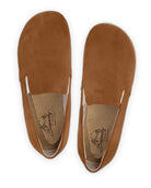 Side view Suede Barefoot Shoes - Calf Leather Zero Drop | Bespoky