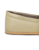 Top view Yellow Barefoot Shoes - Handcrafted Calf Leather | Bespoky