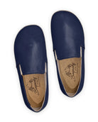 Side view Navy Blue Barefoot Shoes - Calf Leather Zero Drop | Bespoky