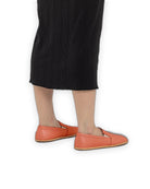 Top view Pomegranate Barefoot Shoes - Handcrafted Calf Leather | Bespoky