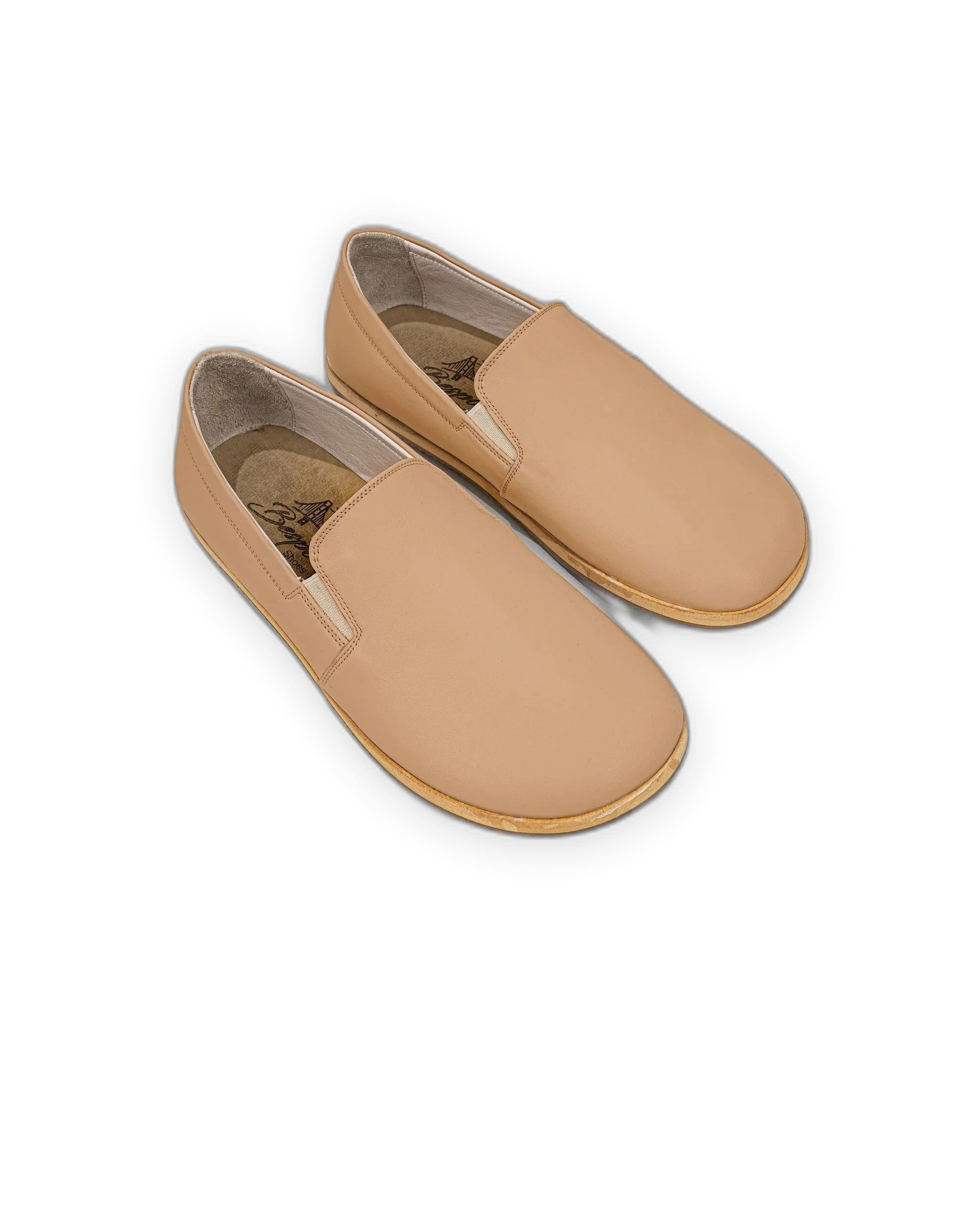 Men's Undyed Barefoot Shoes - Handcrafted Calf Leather Wide Toe Box | Bespoky