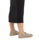Pair Beige Barefoot Shoes - Barefoot Wide Toe Calf Leather | Bespoky