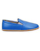 Pair Blue Barefoot Shoes - Barefoot Wide Toe Calf Leather | Bespoky