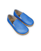 Women's Blue Barefoot Shoes - Handcrafted Calf Leather Wide Toe Box | Bespoky