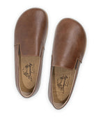 Side view Brown Barefoot Shoes - Calf Leather Zero Drop | Bespoky