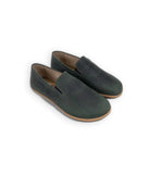 Women's Green Barefoot Shoes - Handcrafted Calf Leather Wide Toe Box | Bespoky
