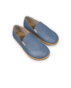 Women's Jean Blue Barefoot Shoes - Handcrafted Calf Leather Wide Toe Box | Bespoky