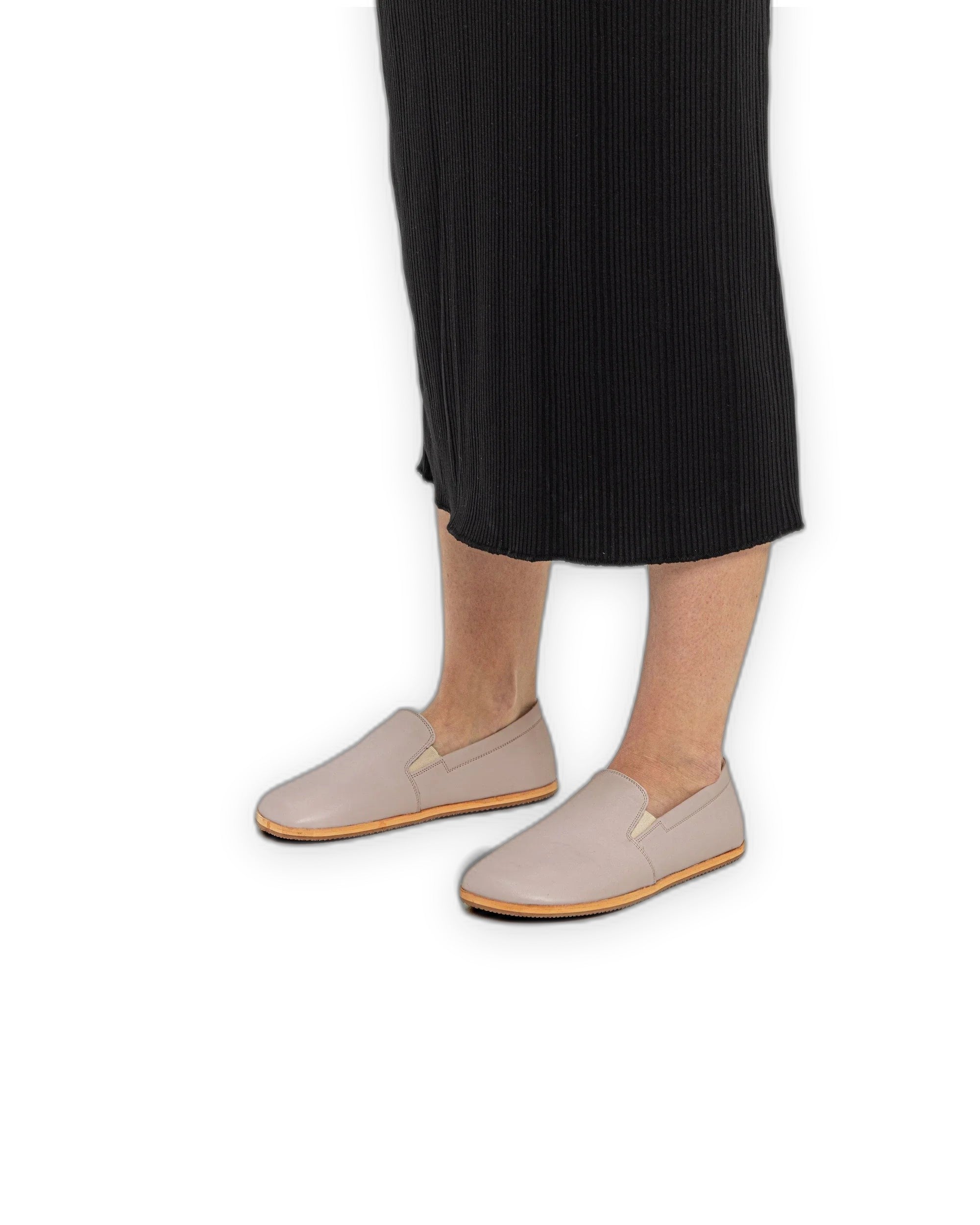 Top view Pink Barefoot Shoes - Handcrafted Calf Leather | Bespoky
