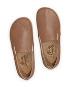 Side view Tan Barefoot Shoes - Calf Leather Zero Drop | Bespoky
