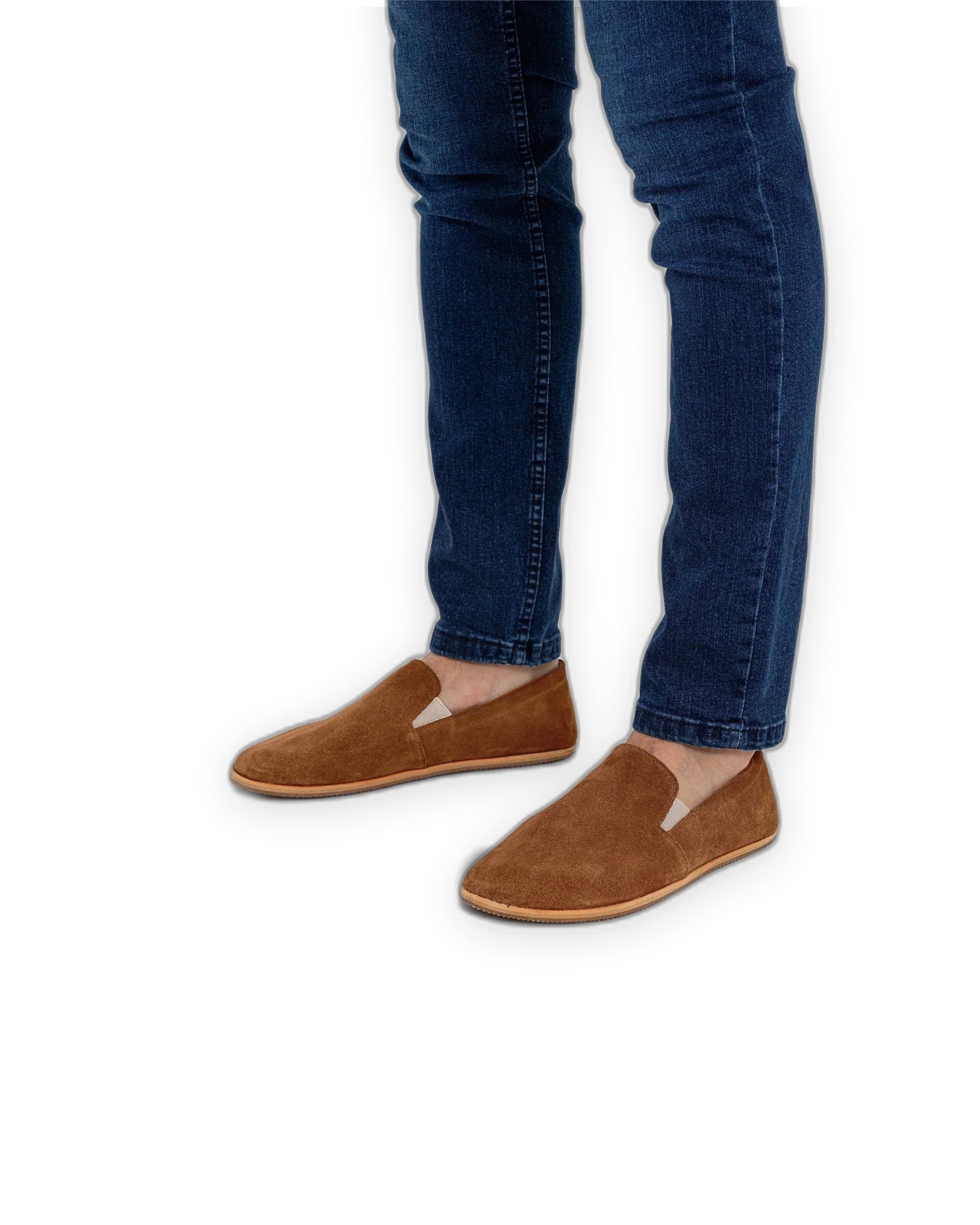 Pair Leather Barefoot Shoes - Barefoot Wide Toe Calf Leather | Bespoky