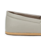 Back view Lucas Beige Barefoot Shoes - Calf Leather Handcrafted | Bespoky