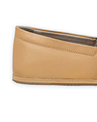 Top view Melon Yellow Barefoot Shoes - Handcrafted Calf Leather | Bespoky