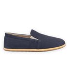 Top view Navy Barefoot Shoes - Handcrafted Calf Leather | Bespoky