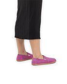 Pair Pink Barefoot Shoes - Barefoot Wide Toe Calf Leather | Bespoky