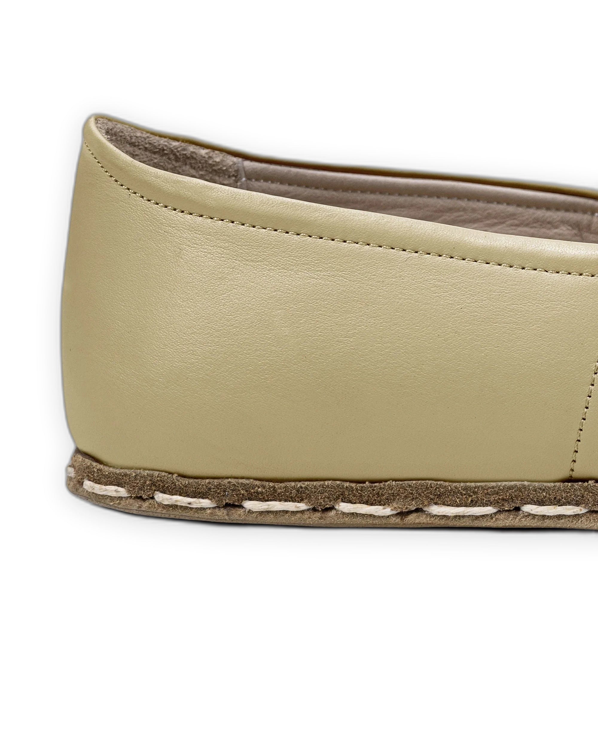 Top view Yellow Barefoot Yemeni - Handcrafted Calf Leather | Bespoky
