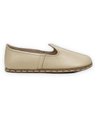Side view Beige Barefoot Yemeni - Calf Leather Zero Drop | Bespoky
